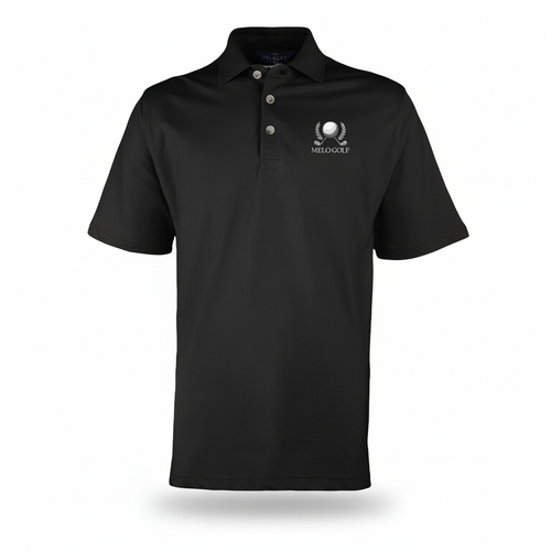 MELO Golf Polo Shirt - Black